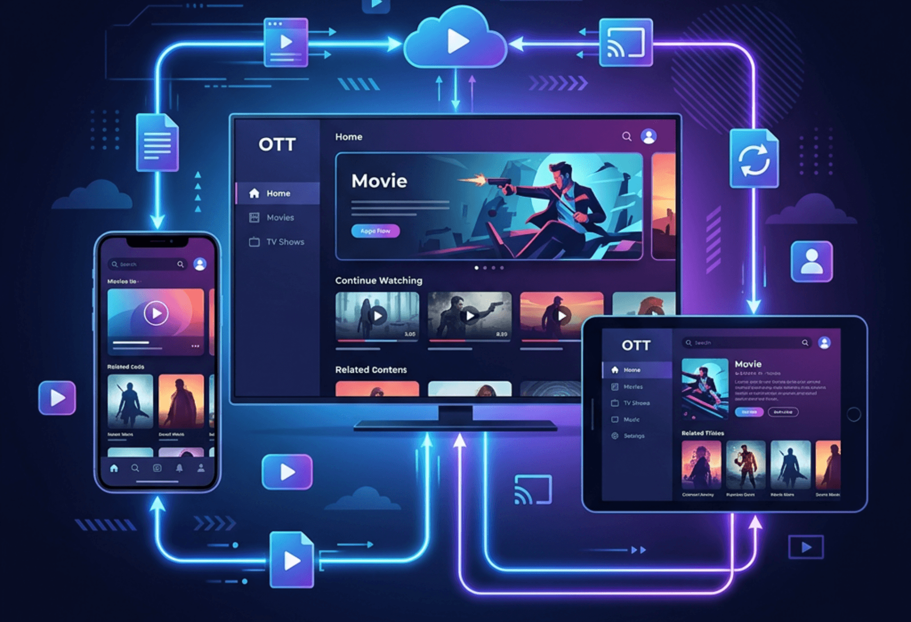 OTT App Development for iOS and Android: Unlocking the Future of Streaming on Mobile and Smart TVs