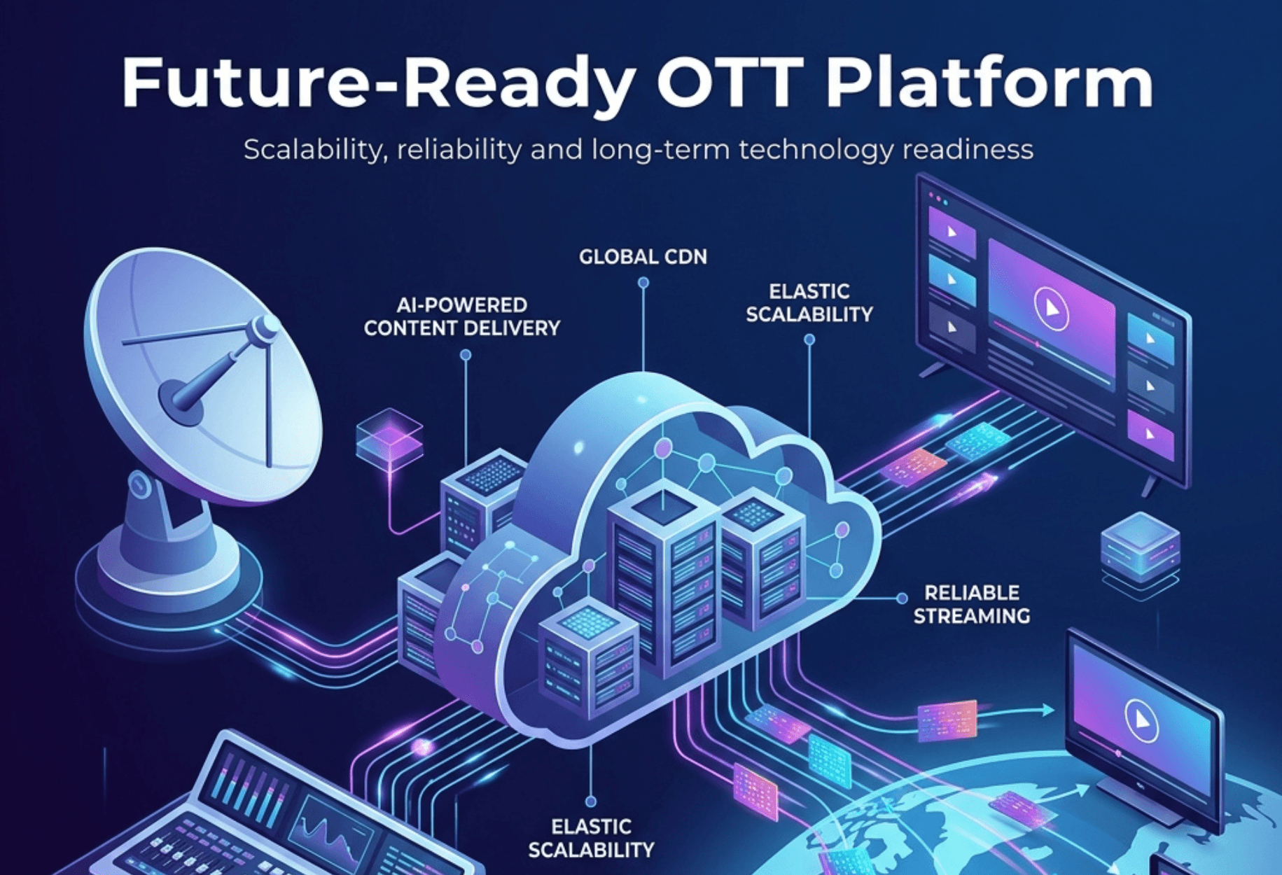 Future-Proof Your OTT Platform: Why dcafe is the Best OTT Provider for Broadcasters