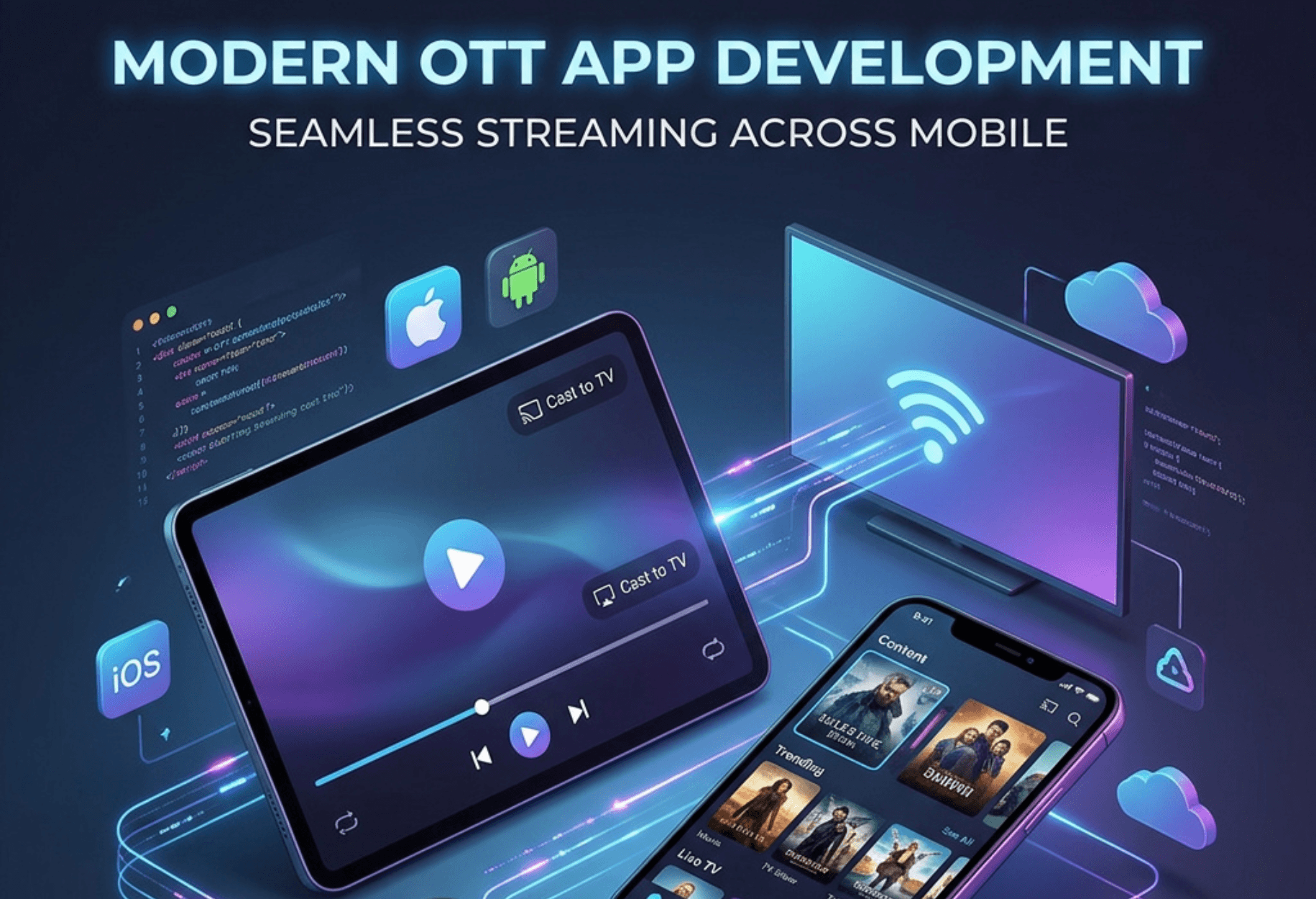 Unlocking the Future of OTT App Development: How dcafe Powers iOS and Android Streaming