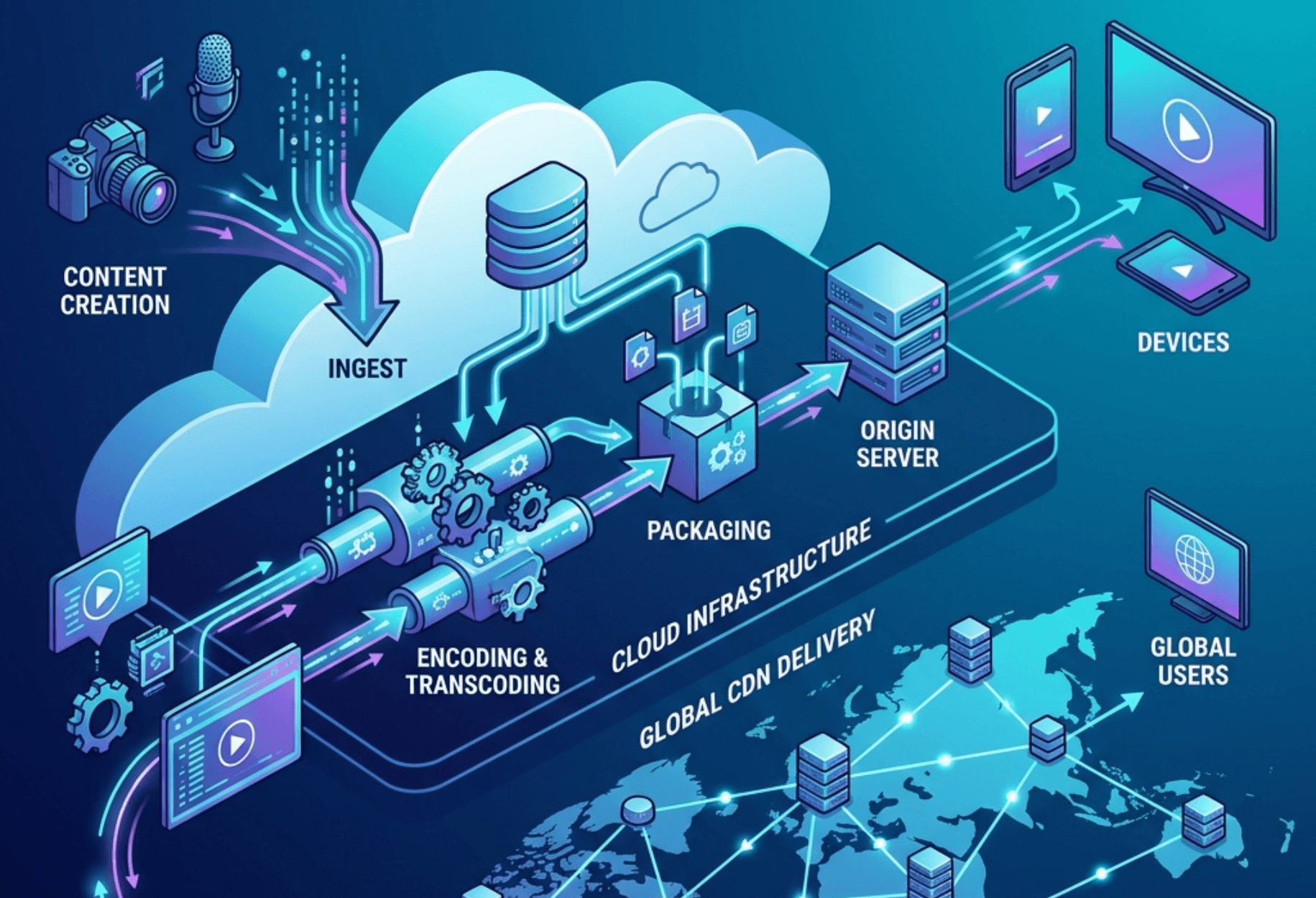 Architecting End-to-End OTT Streaming with dcafe and AWS Elemental